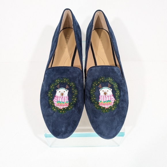 Talbots Ryan Loafer NEW sz 10 Women Slip on Flat Bear Christmas Holiday outfit - Picture 9 of 11